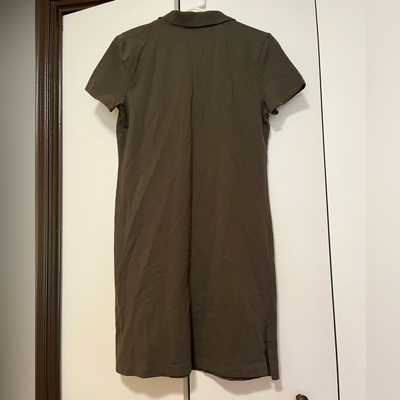 EUC Anne Klein Olive Green Polo Tennis Dress Short Sleeved Preppy Sporty - Picture 3 of 6